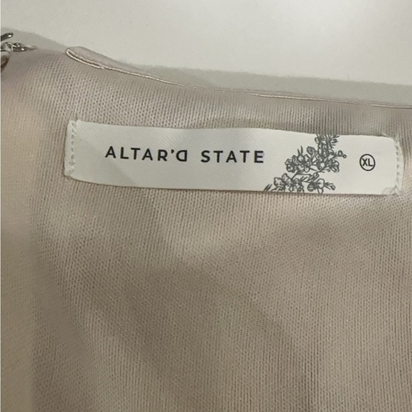 Altar'd State Floral Strapless Dress size XL - Picture 5 of 7